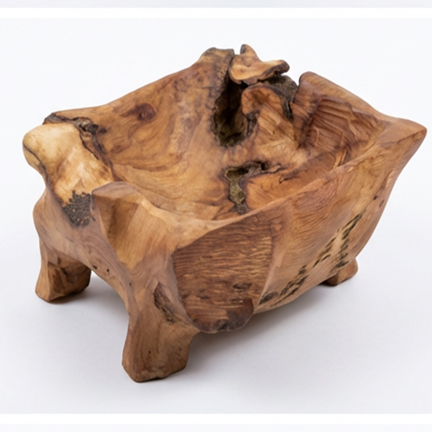 Artisan hand-carved