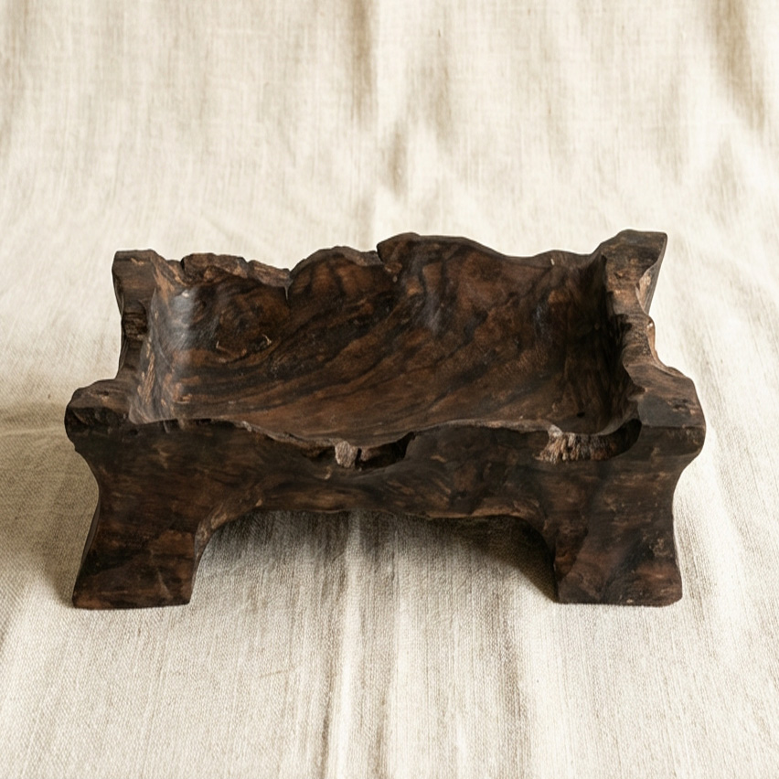 Artisan hand-carved