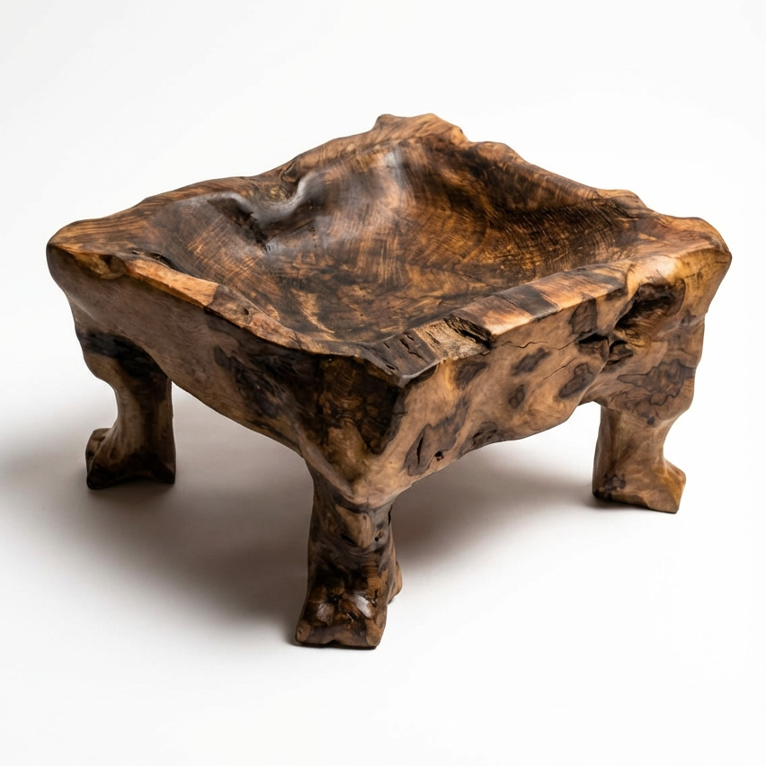 Artisan hand-carved