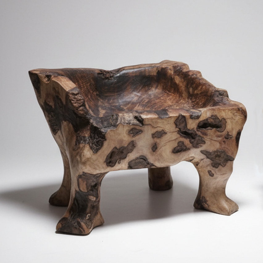 Artisan hand-carved