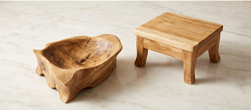 Artisan hand-carved